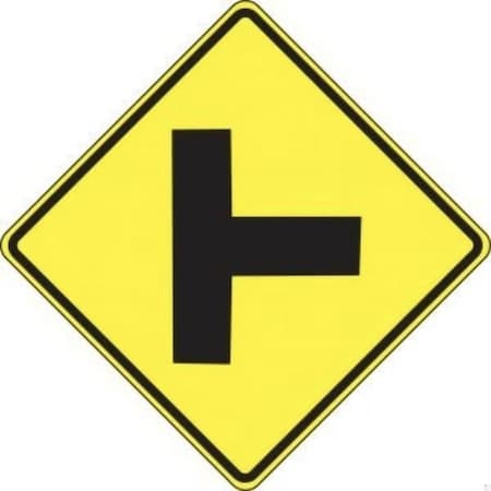 Accuform INTERSECTION WARNING SIGN RIGHT SIDE FRW406HP